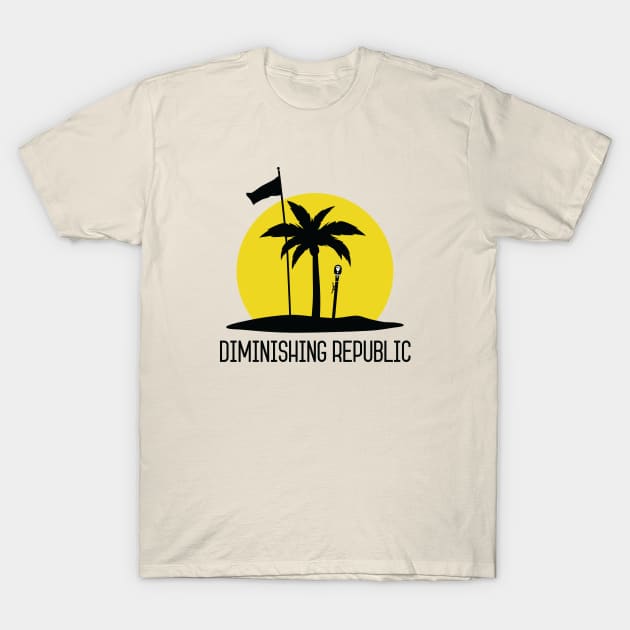 Diminishing Republic Island T-Shirt by RhymesWithMouse